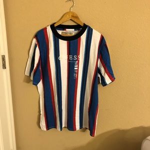Guess Originals Vintage Vertical Striped T-Shirt